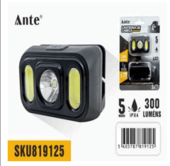 Linterna frontal 500mAh 5V 1A.BMHL0171