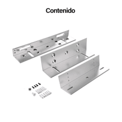 SOPORTE BRACKET TIPO : L Y Z 280KG PARA CERRADURA RETENEDOR ELECTROMAGNÉTICO ALUMINIO ACCESORIO SP-L