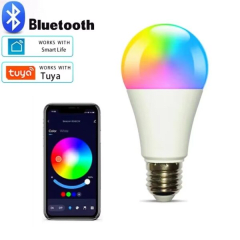 Ampolleta E27 IAI TECH 9W Color RGB,Bluetooth,AC200~240V,APP:TUYA