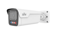 UNV Cámara IP POE Bala IPC2B14SE-ADF28KMC-WP-I1 4MP 2.8mm Nocturna Color WISE ISP 40m IP67 MIC Alarm