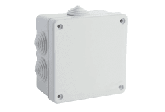 Caja Estanca Ip55 Pvc Cono 100x100x70 para sistema vigillancia