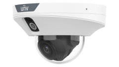 UNV Cámara IP Mini Domo IPC312LP-ADF20KC-DL Dual Light Alarma 2MP 2.0mm MIC IR10m IK10 WDR