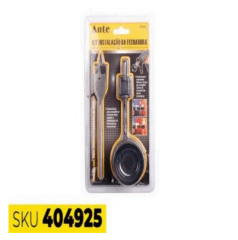 KIT DE INSTALACION DE CERRADURA 3PCS