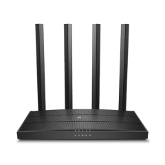 Tp-Link Router Archer C80 WiFi AC1900 MU-MIMO 3X3 doble banda 1 Gigabits WAN 4 Gigabits LAN (1300Mbps en 5Ghz y 600 Mbps en 2.4GHz)