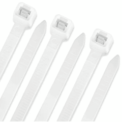 100 pcs Bridas Amarra Cables Cremallera Resistentes 3.6X250MM