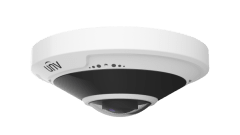 UNV Cámara IP POE Ojo de Pez IPC815SB-ADF14K-I0 5MP 1.4mm IR 10m IK10 MIC