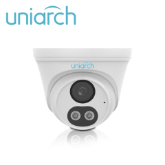MES UNIARCH IP Domo IPC-T132-AF28-DL-ECO PoE 2MP Visión Nocturna Dual 30m Audio IP67 ONVIF 2.8mm