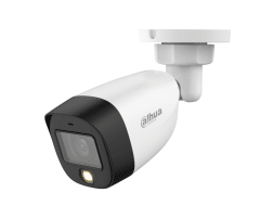 DH-HAC-HFW1239CN-A-LED-0280B-S2. Cámara HDCVI bullet 2MP lente fijo 2.8mm full color microfono