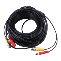 CABLE COAXIAL 18MT Poder y Senal,Interior y Exterior