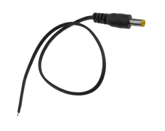 CABLE DC MACHO-Linea Blanca: Positivo +