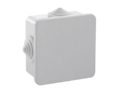 Caja Estanca Ip55 Pvc Cono 85x85x50 para sistema vigillancia