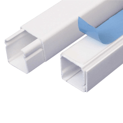 Canaleta 20x10 2mts Pvc Bandeja Con Pegamento