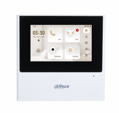 DHI-VTH2611L-WP MONITOR 4.3 PUGADA INTERIOR TOUCH WIFI IP POE COLOR:BLANCO DAHUA
