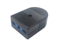 ENCHUFE HEMBRA VOLANTE 16A 2P+T NEGRO WI-EHV13 SEC