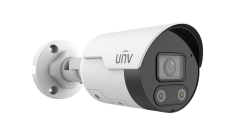 UNV Cámara IP Bala IPC2124LE-ADF28KMC-WL 4MP ColorHunter Dual light 30MT Micrófono Altavoz IP67 POE