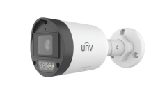 UNV Cámara IP POE Bala  IPC2124LB-AF28K-DL2 MIC 4MP 2.8mm Dual light 2 30mt Bullet