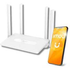 IMOU ROUTER Wifi HR12F-B 1200Mbps IPVT doble banda 300Mbps 2.4GHz y 867Mbps 5GHz