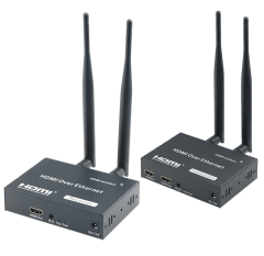 200MT EXTENSOR HDMI WIFI 1080P 2.4Ghz 5Ghz(Trans*2+Antenas*4+IR*2)