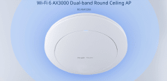Ruijie RG-RAP2266 AP Gigabit techo para interiores AX3000 Wi-Fi 6 de banda dual, 1 GE, roaming 2 y 3