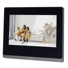 UNV VIDEO PORTERO OEI-372S-H-W Monitor interior  7 pulgadas Pantalla táctil Wifi Negra