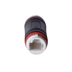 Conector cable red RJ45 IP67 prueba de agua para exteriores adaptador hembra de doble cabezal