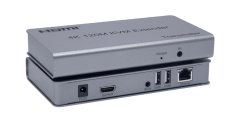 4K(8MP)EXTENSOR DE VIDEO A HDMI USB POR UTP RED 120MT,(60mt 4k-70~120mt 2mp)