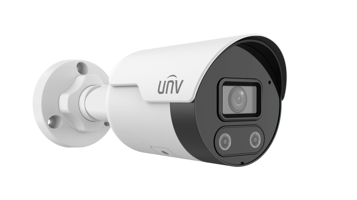 UNV Cámara IP Bala IPC2128SE-ADF28KM-WL-I0 4k 8MP LightHunter Luz Blanco 30MT Audio IP67 POE Alarma1
