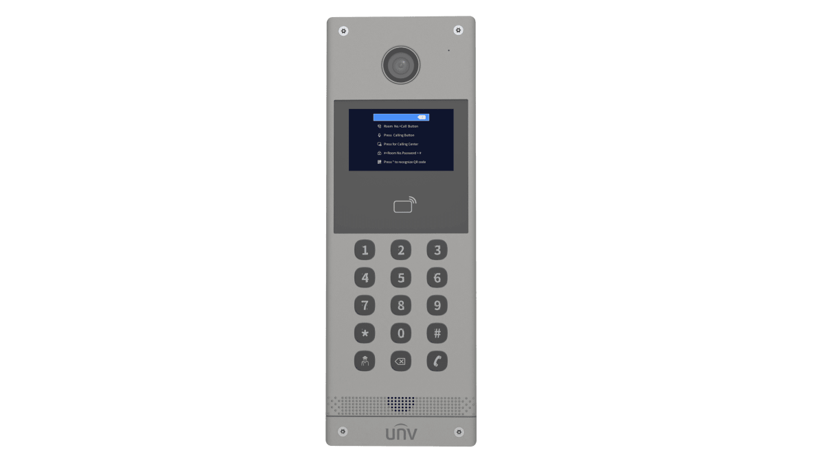 UNV VIDEO PORTERO OEU-301S-HMKA Estación iC Card Teclados Camara1