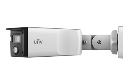 UNV Cámara IP POE Bala IPC2K24SE-ADF40KMC-WL-I0 gran angular 160° ColorHunter 4MP bidireccional2