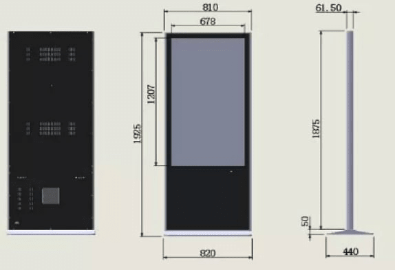 Totem LCD Size 55