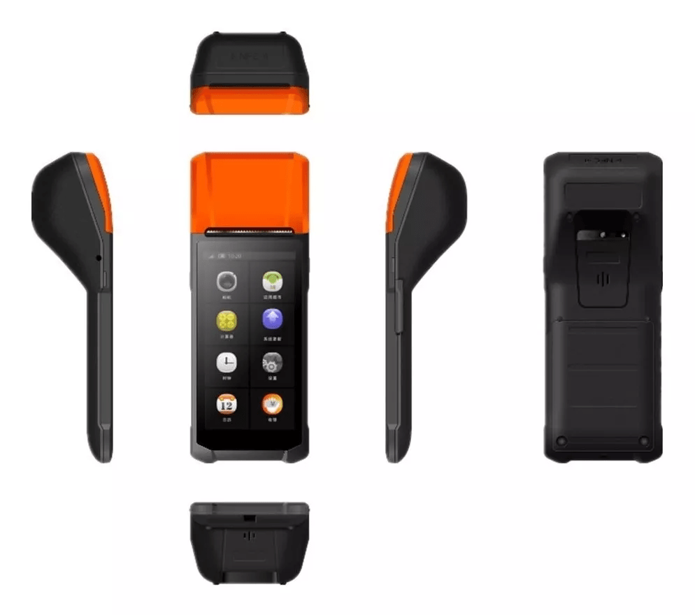 MINI POS Q5 ANDROID 8.1 1.3Gz,CPU Mali400,Ram2Gb,Rom16Gb,6''.3G 4G WIFI USB,CAMARA LARGE 58*50MM2