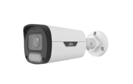 UNV Cámara IP POE Bala IPC2312LE-ADF28KM-WP 2MP 2.8mm Nocturna Color WISE ISP 30m IP67 Microfono Aud1