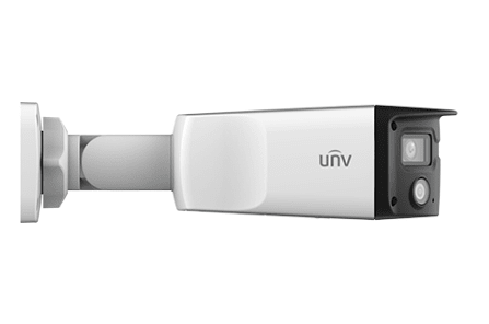 UNV Cámara IP POE Bala IPC2K24SE-ADF40KMC-WL-I0 gran angular 160° ColorHunter 4MP bidireccional3