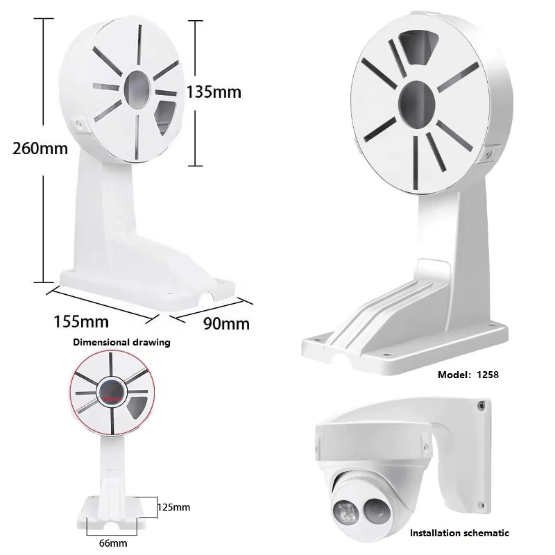Soporte De Montaje Para Camara Domo IP 150mm Hikvision Hilook Dahua UNV UNIARCH 12581