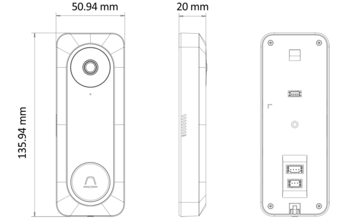 Kit Video Portero HD 4 Hilos DS-KIS212 Hikvision4