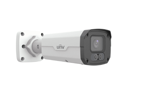 Cámara IP UNV bala IPC2224SE-DF40K-WL-I0 ColorHunter 4 MP luz cálida smart intrusion cross line1