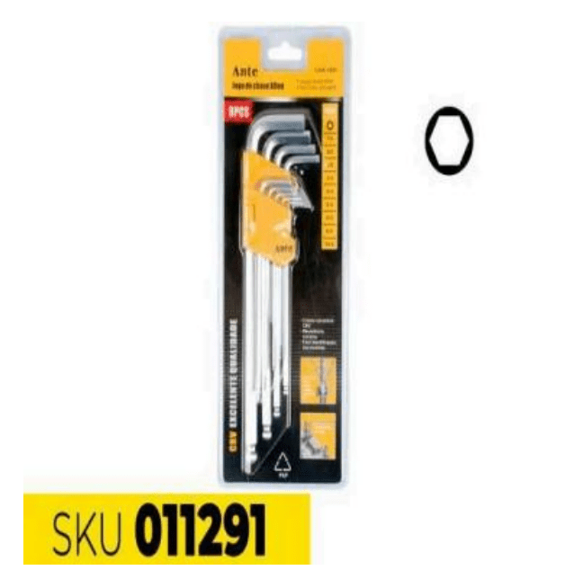 JUEGO LLAVES ALLEN TORX 9PCS YJHIK-1931