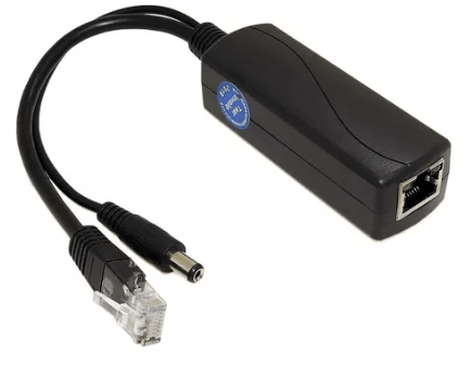 POE SPLITTER ADAPTADOR LS-POE-1210 48V A 12V IEE802.3AF/AT 10-100Mbps 12v-2a1