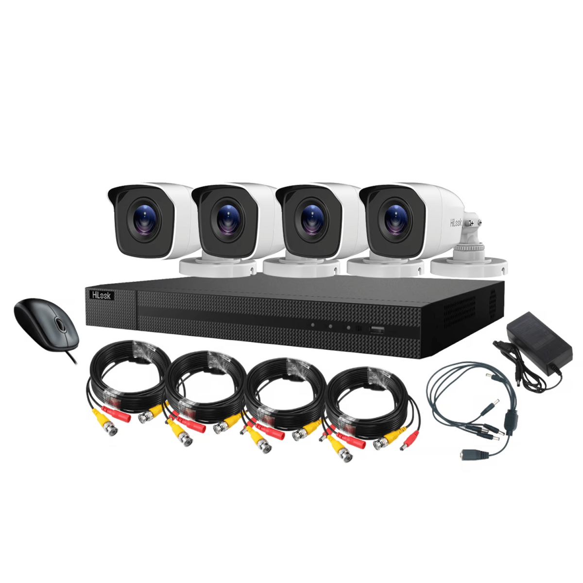Kit Analogo Hilook 1080P DVR 4CH 4Bala Video 4x18m(Con Cable HDMI Y RED SIN DISCO) Hilook1