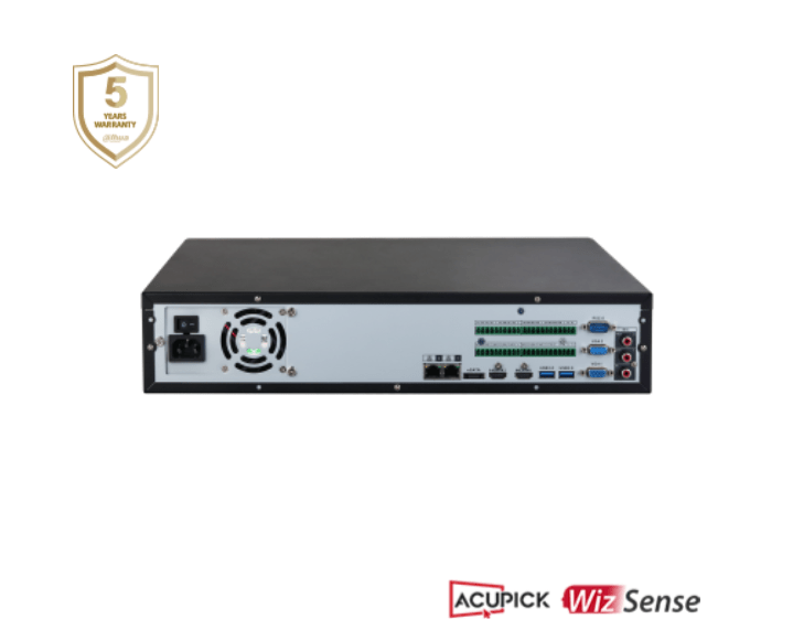 DAHUA NVR DHI-NVR5864-EI2 64 canales 8HDD 2U WizSense, Rostro,Facial,ANPR,Metadata2