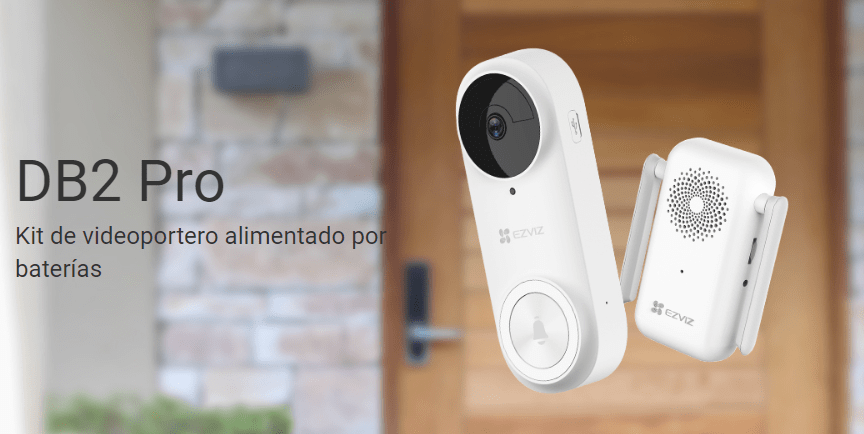 Kit Video Portero 2K Exterior Con Bateria IA IR5M CS-DB2 (3MP) Ezviz1