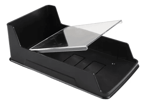CUBIERTA RESISTENTE AL AGUA PARATIMBRE BOTON SOPORTE NEGRA CAJAPC+PVC IAITECH-CURI-PC3