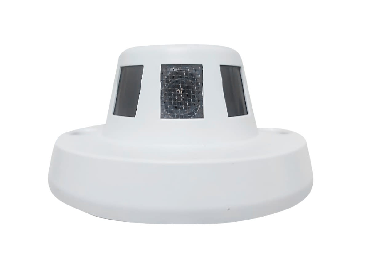 Cámara Oculta IP POE 5MP 3K 3.6mm Mic Integrado como Sensor humo1