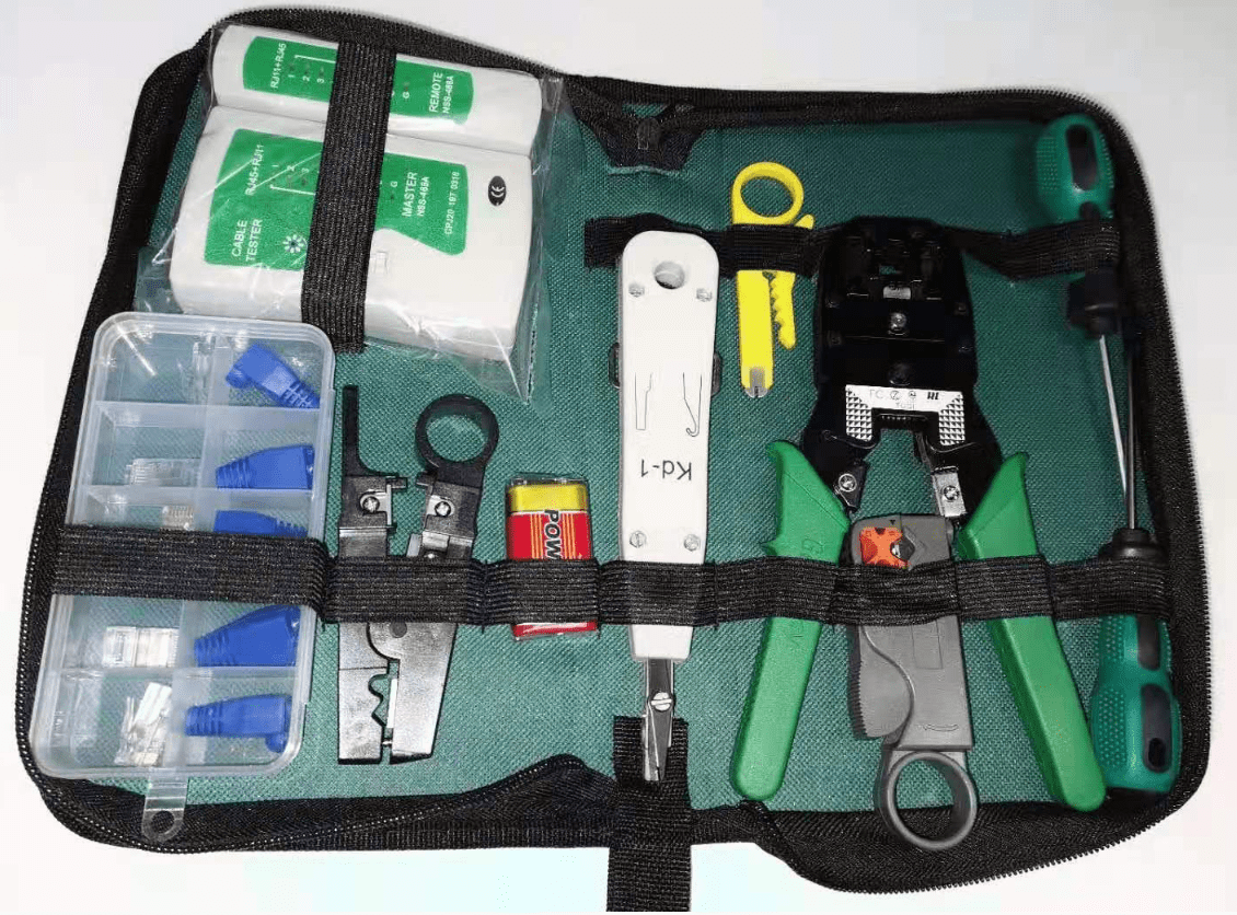 KIT HERRAMIENTAS DE RED LAN UTP RJ451