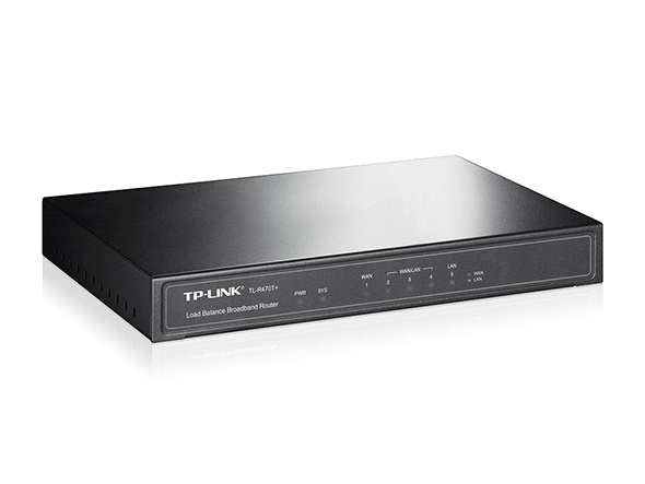 Tp-Link Router TL-R470T+ balanceo de cargas puertos 10/100 Mbps 3 puertos WAN/LAN2