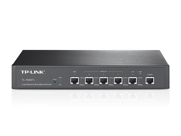 TP-Link Router TL-R480T+ Balance de carga de banda ancha 4 puertos WAN 4 puertos LAN1