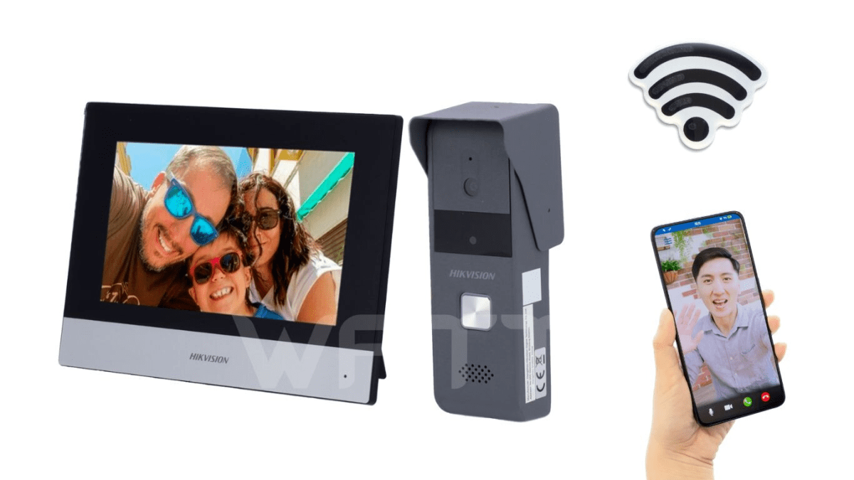 KIT Video Portero Hybrid MONITOR WIFI APP 7 PLUGADAS 1080P Hibrido1