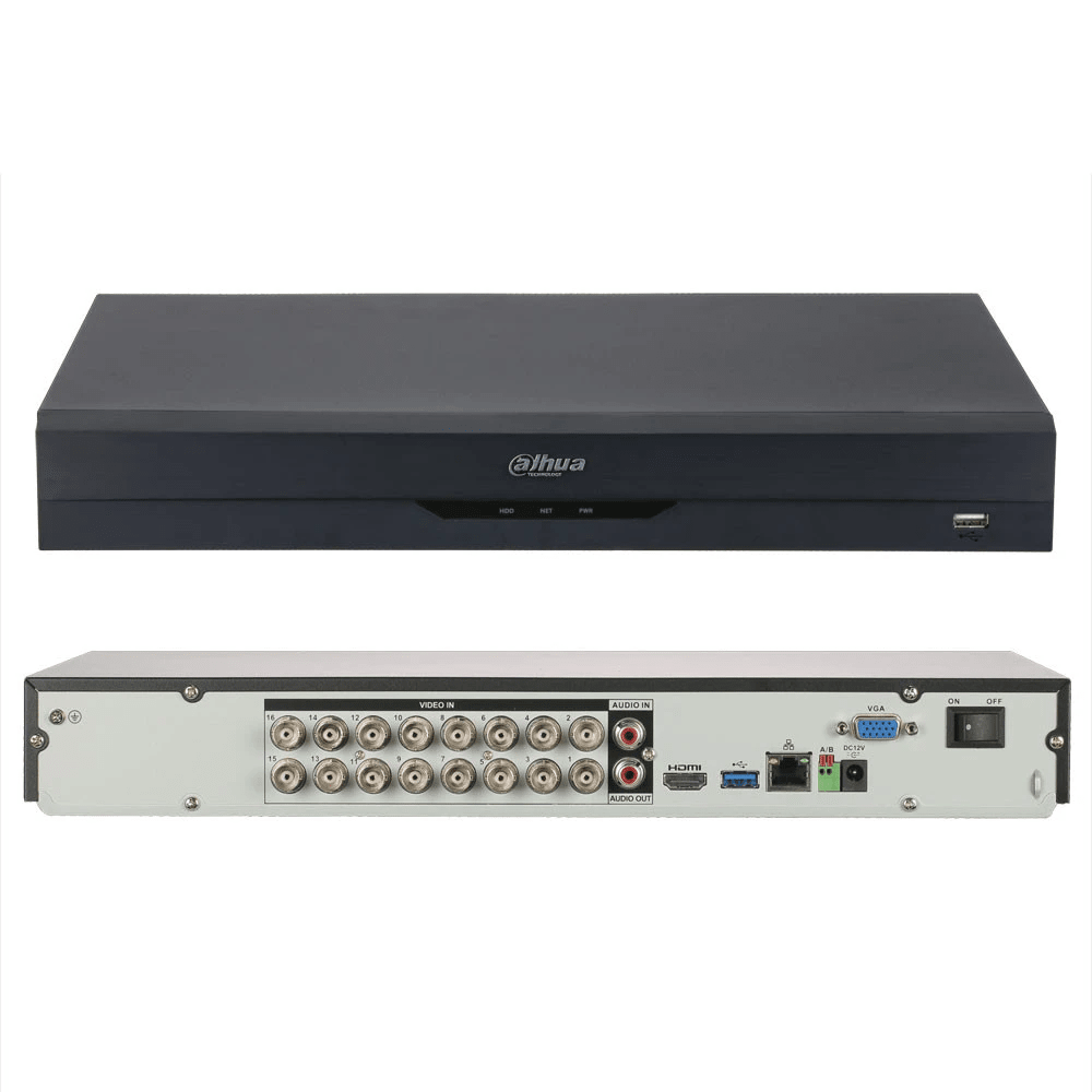 XVR 16ch DH-XVR5216AN-4KL-I3 Dahua híbrido 2hdd2