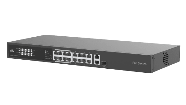 UNV Switch POE NSW2020-16T1GT1GC-POE-IN 16×100Mbps PoE ports  1×1000Mbps Giga 1×1000Mbps Combo No ad1