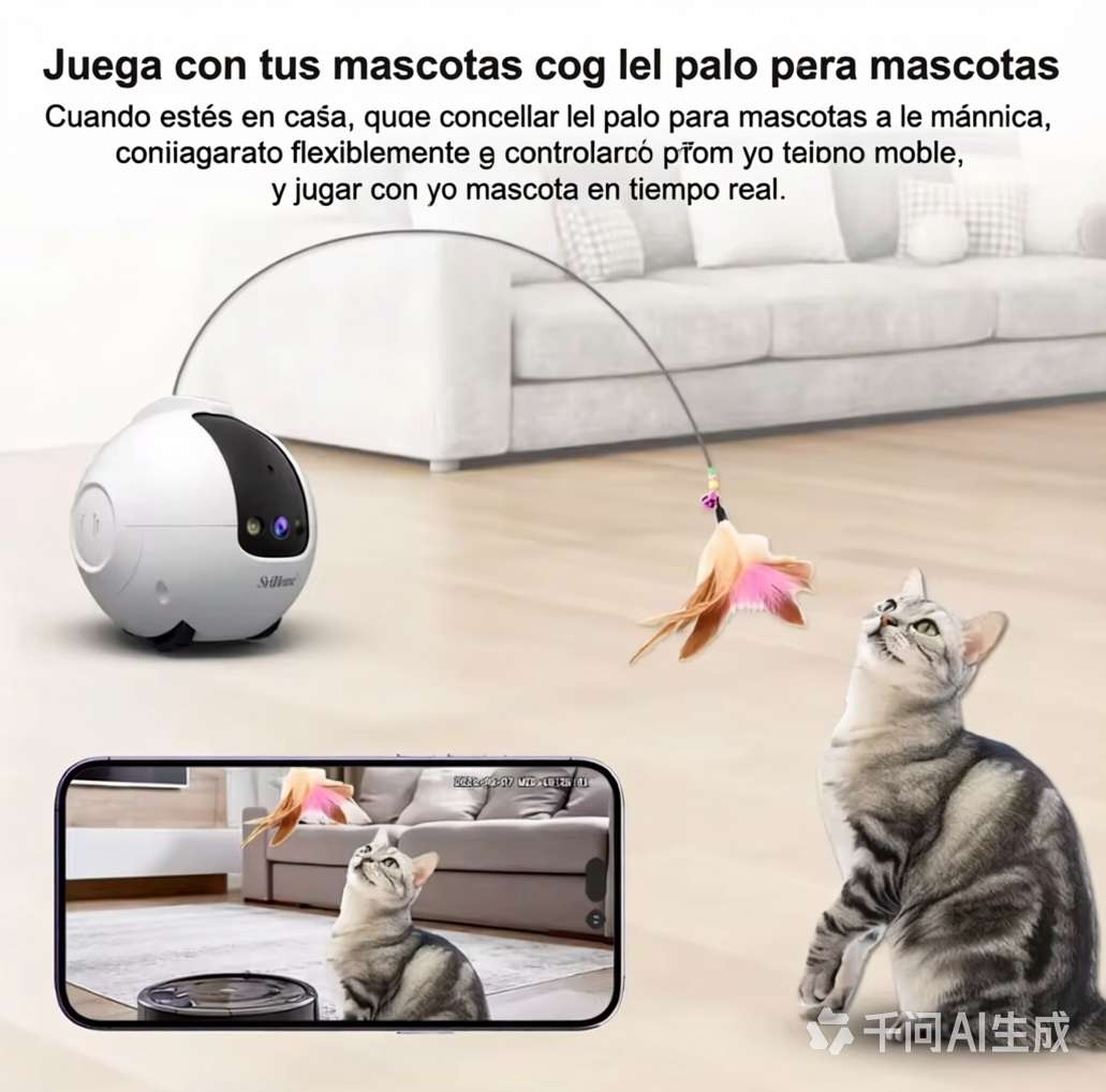 SriHome DH013 Robot Inteligente Interactiva Mascotas Wi-Fi 4 MP Batería 10,000 mAh3
